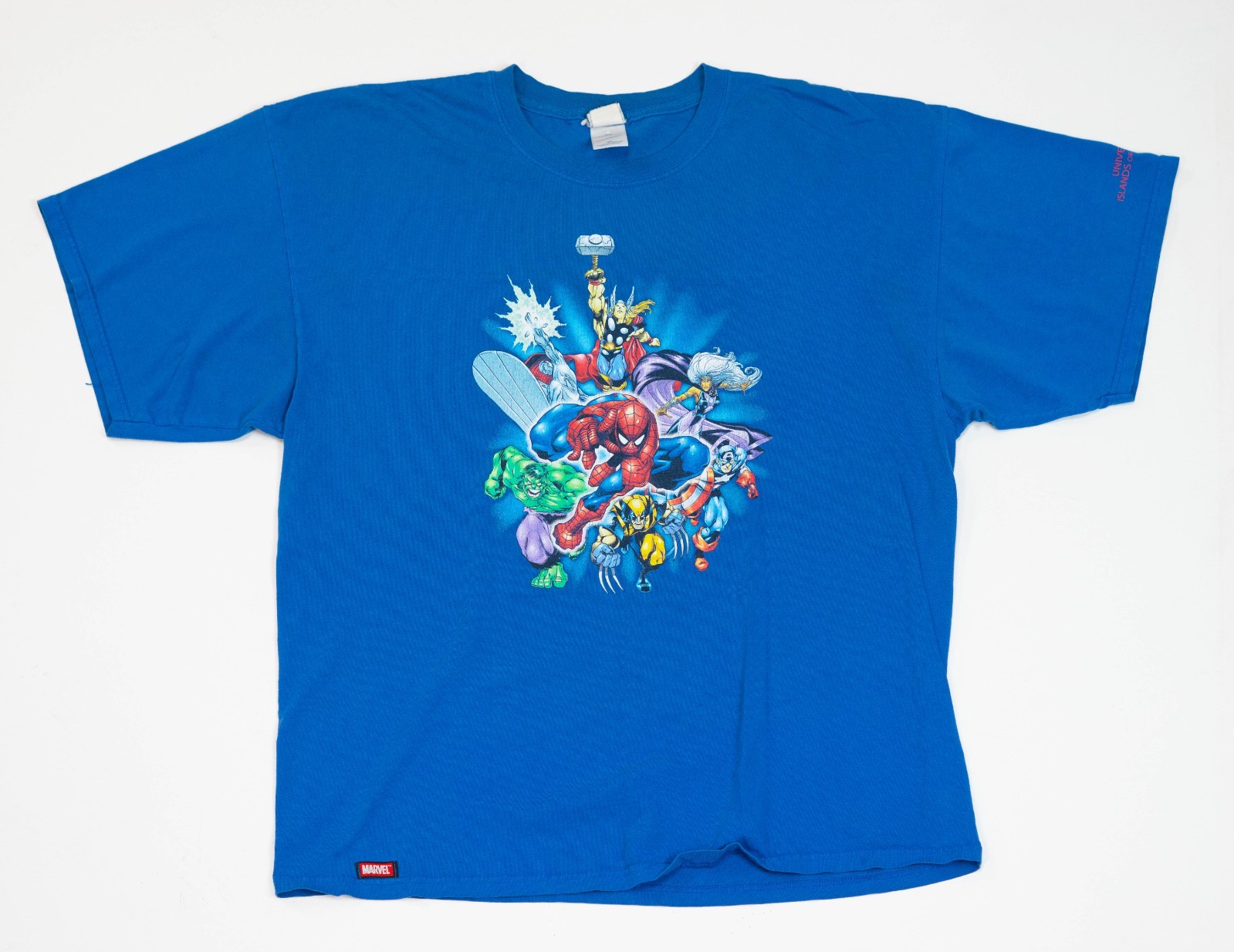 Vintage Marvel Universal Studios Islands Of Adventure T-Shirt 2XL Comic Images