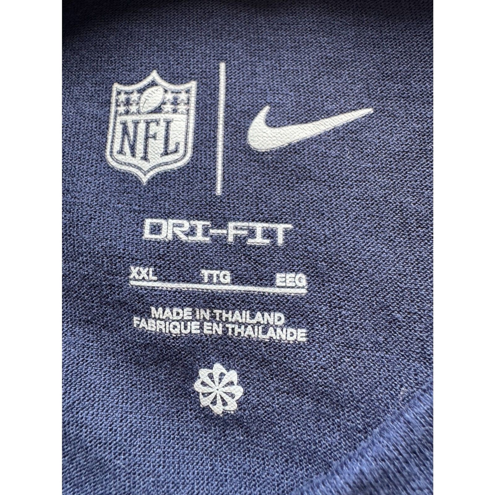 Nike Men’s College Navy Seattle Seahawks Sideline Player Performance T-Shirt XXL