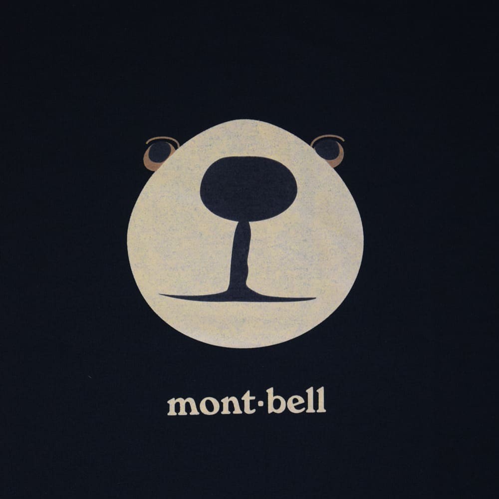 Montbell T-shirt XS or S or M or L or XL sizes black, unisex UV protection