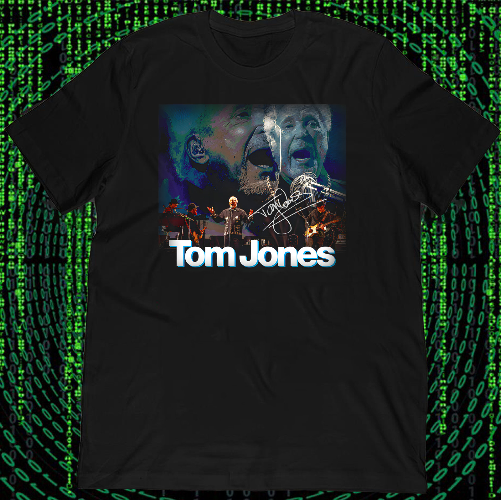 Tom Jones Tour 2022 TOUR Signature T Shirt Men And Women Size S-5XL UR119