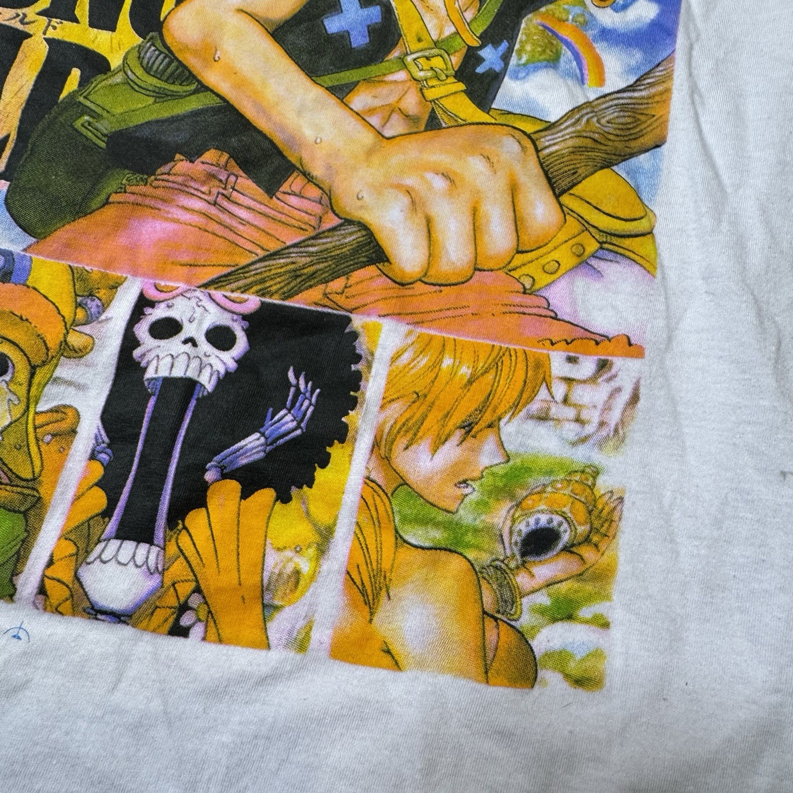 Vintage ONE PIECE Shonen Jump Manga M/L Anime Grail Shirt Strong World Movie T