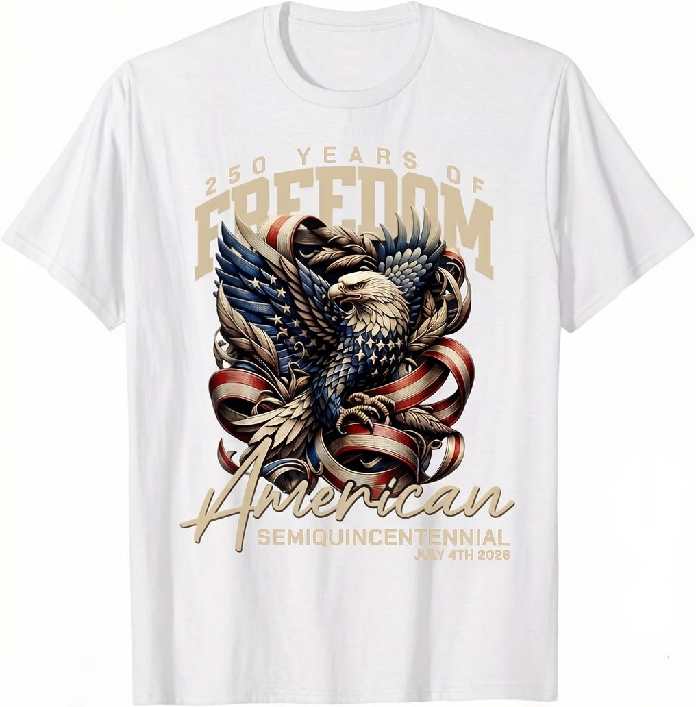 America 250th Celebration 250 Years America Eagle Unisex T-Shirt