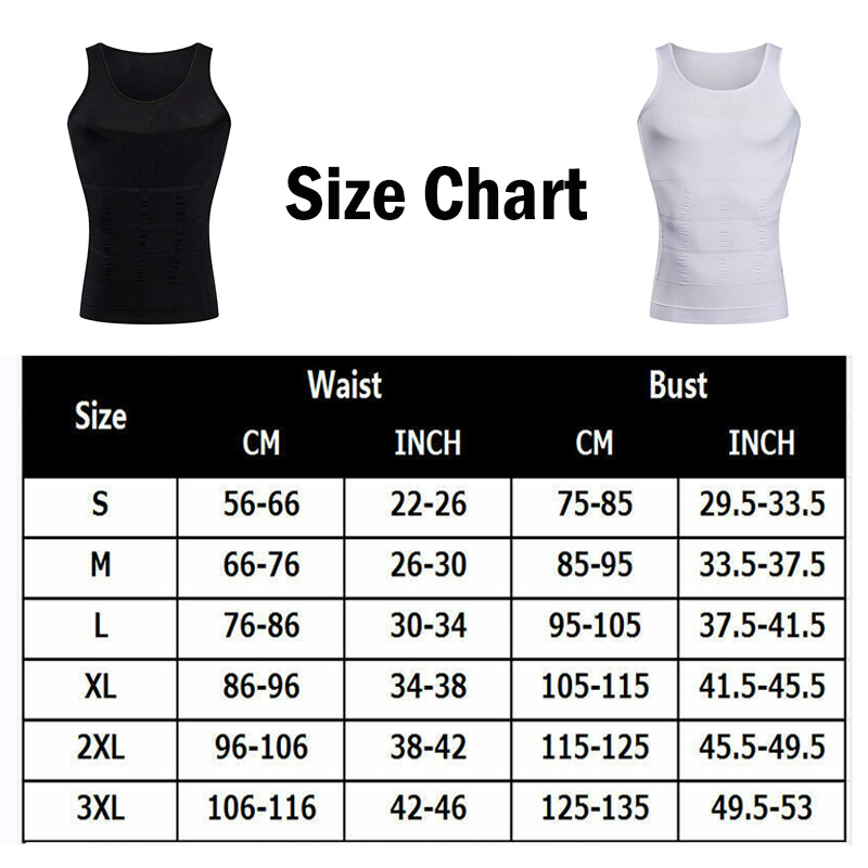 Gynecomastia Compress Tank Top Men Slimming Body Shaper Vest Ultra Durable Shirt