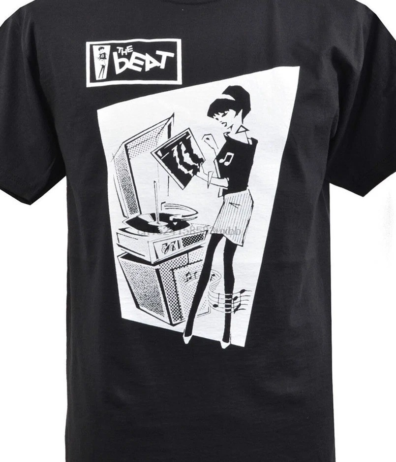 vtg The Beat band English T-shirt Black unisex Tee all Sizes S-5Xl BT2144