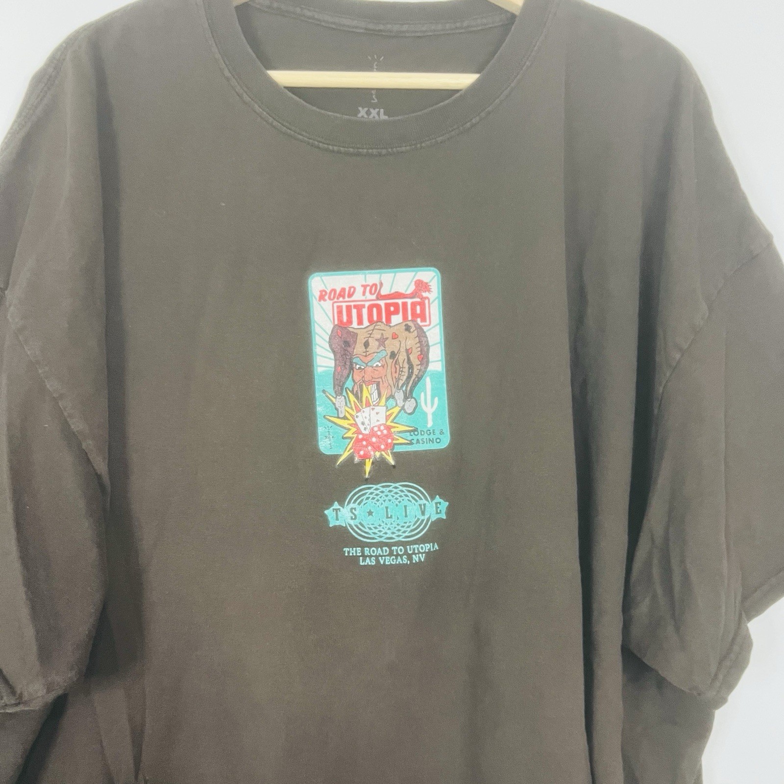 Travis Scott Road to Utopia Las Vegas Joker T-shirt 2XL