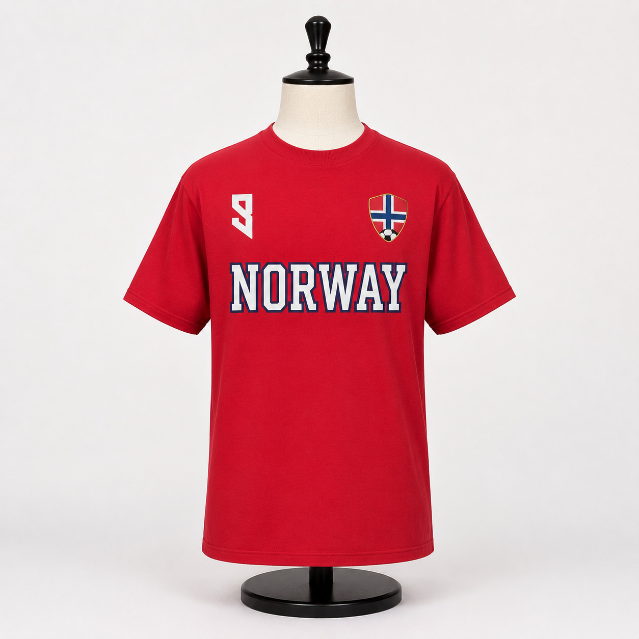 Norway Soccer No. 9 Jersey Style Unisex T Shirt Football Fan Gift