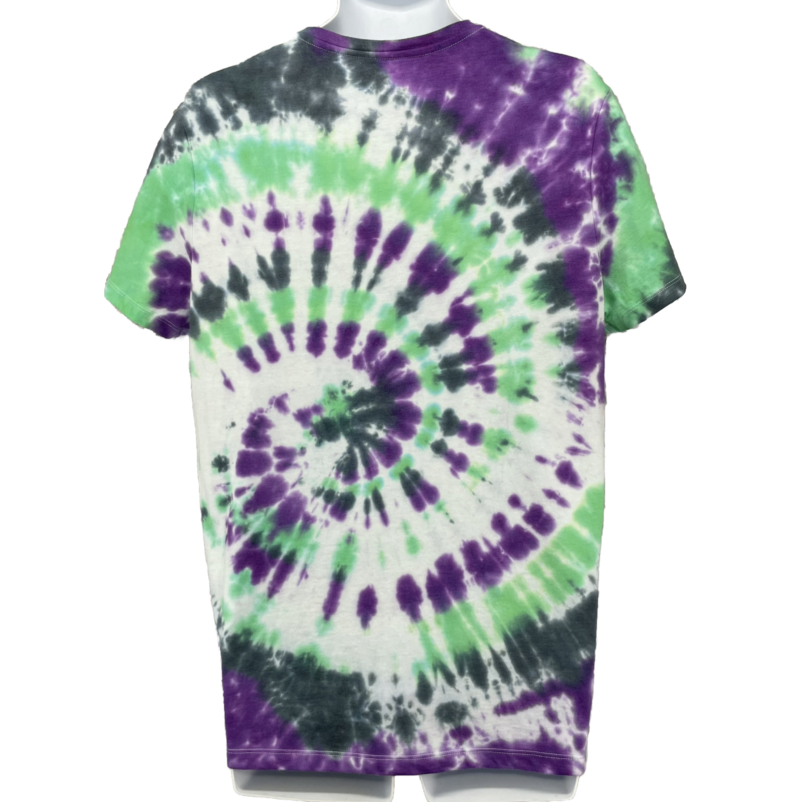 Purple Green Tie Dye T Shirt/ Men’s (L) Good fellow Cotton Polyester Blend