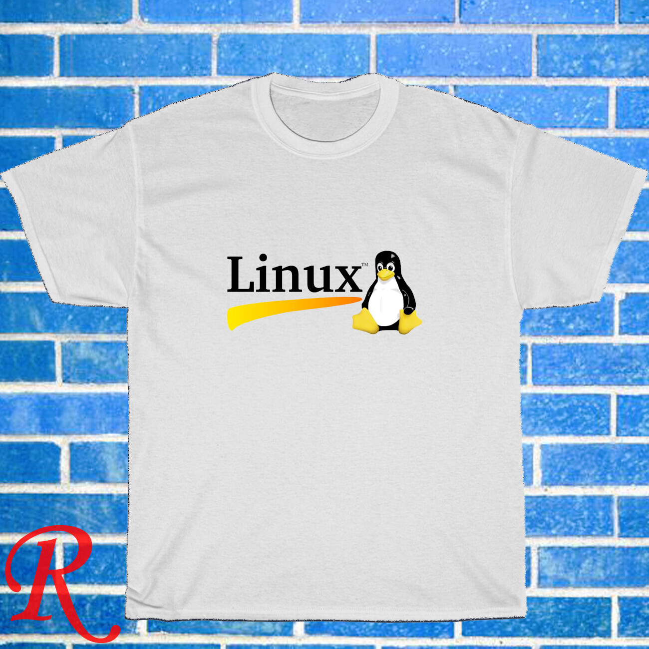 New Linux OS Logo Black/Grey/Navy/White Size S-5XL Unisex T-Shirt