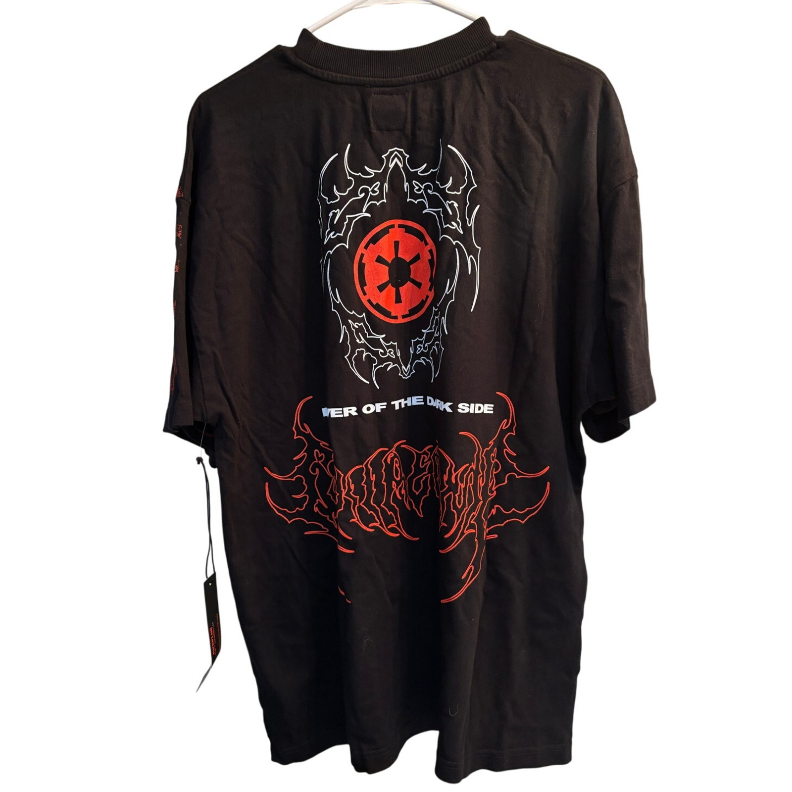 Civil Regime x Star Wars Darth Vader Graphic Print T-Shirt Black Red OS M