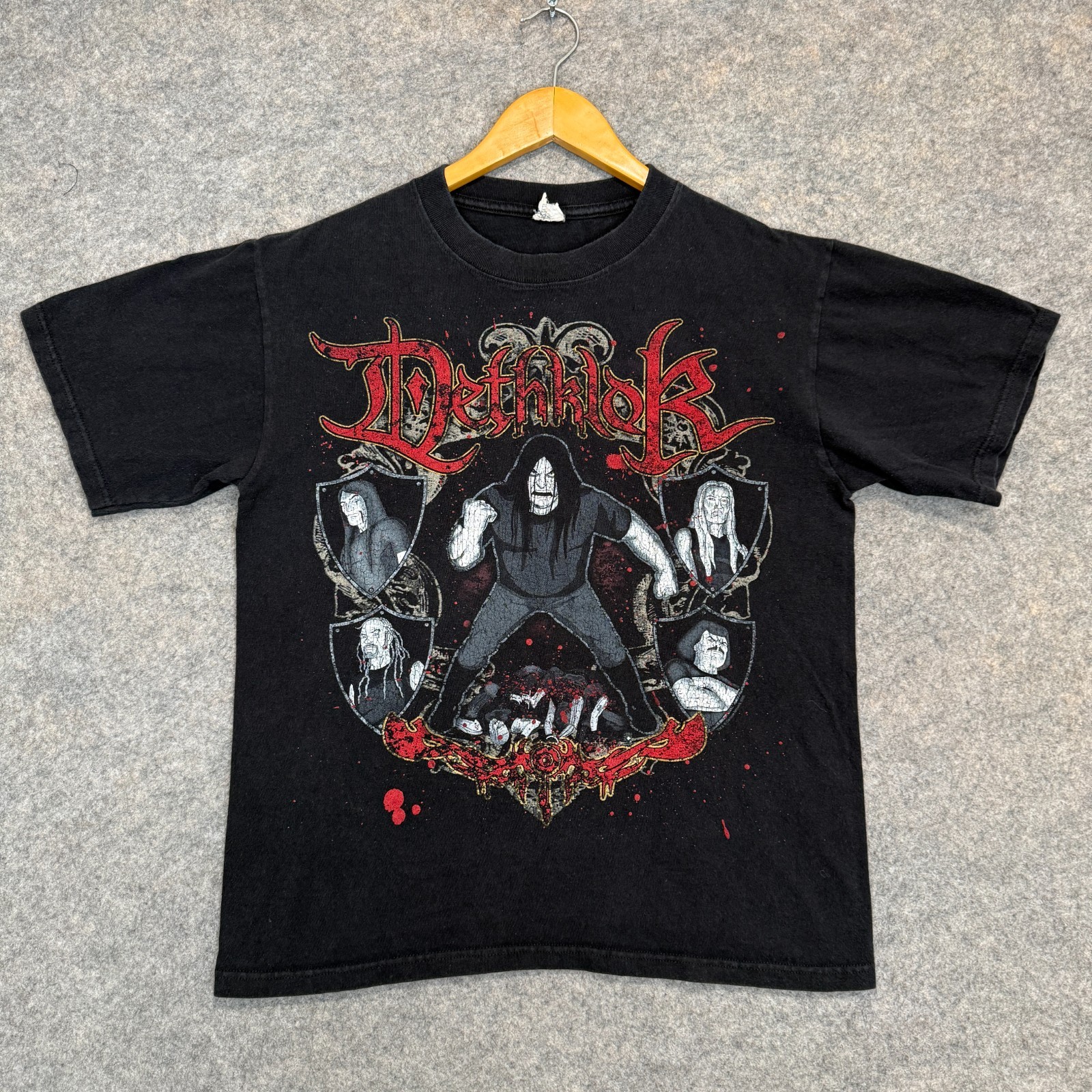 Vintage Metalocalypse Dethklok Band Tour T Shirt Adult Medium Graphic Y2K 2008