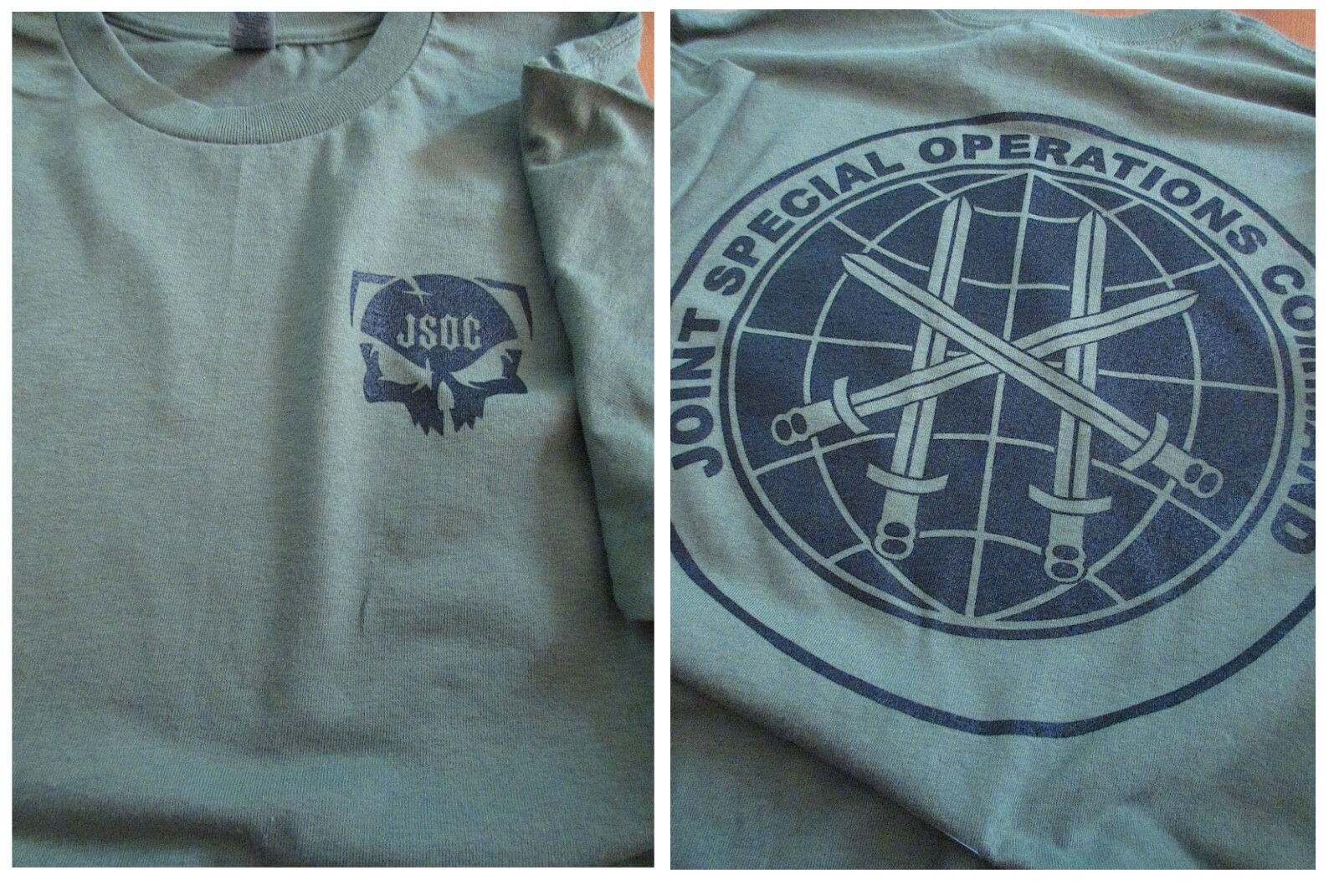 The Joint Special Operations Command (JSOC) Silkscreen (USSOCOM) T-Shirt XL
