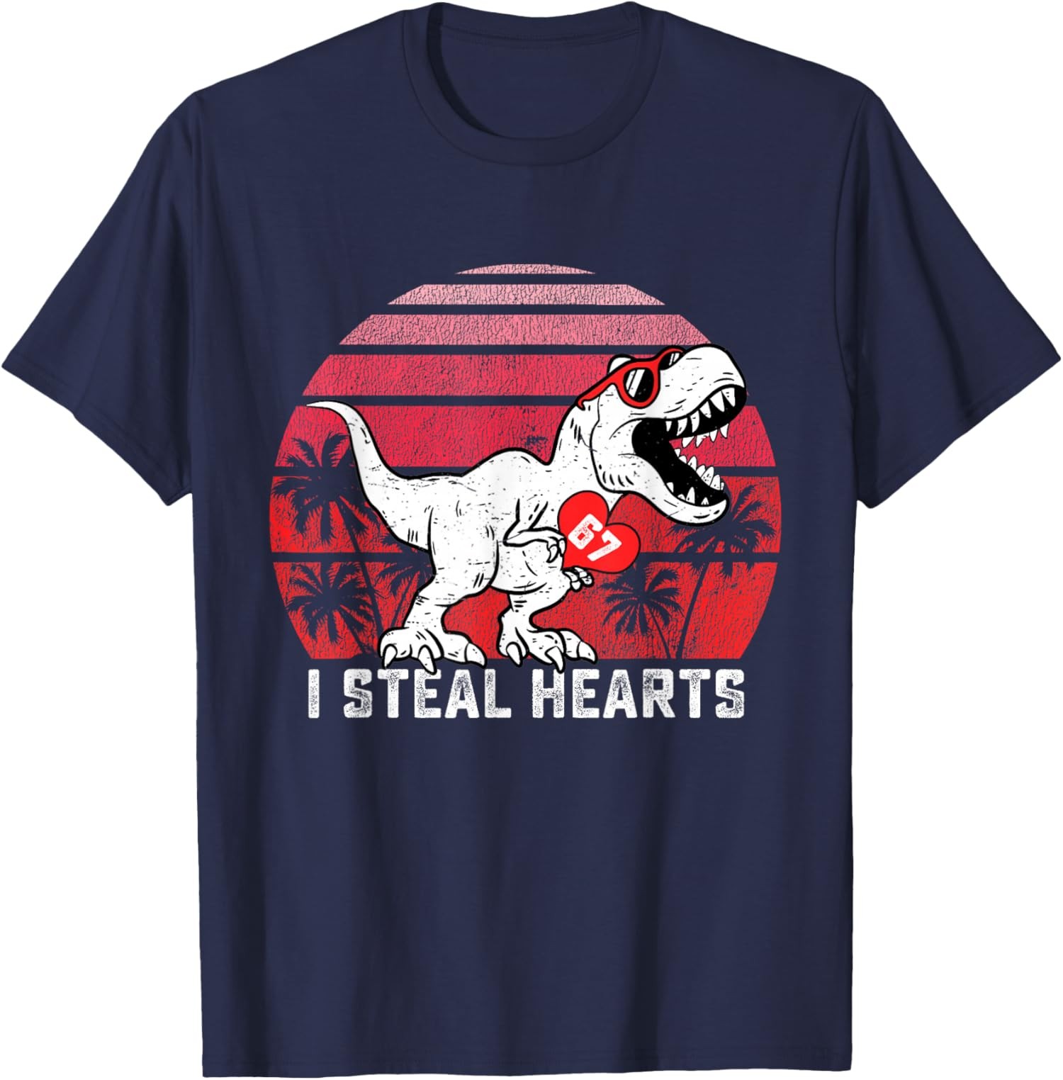 Funny I Steal Hearts 67 Valentines Day 67 Meme T-Shirt