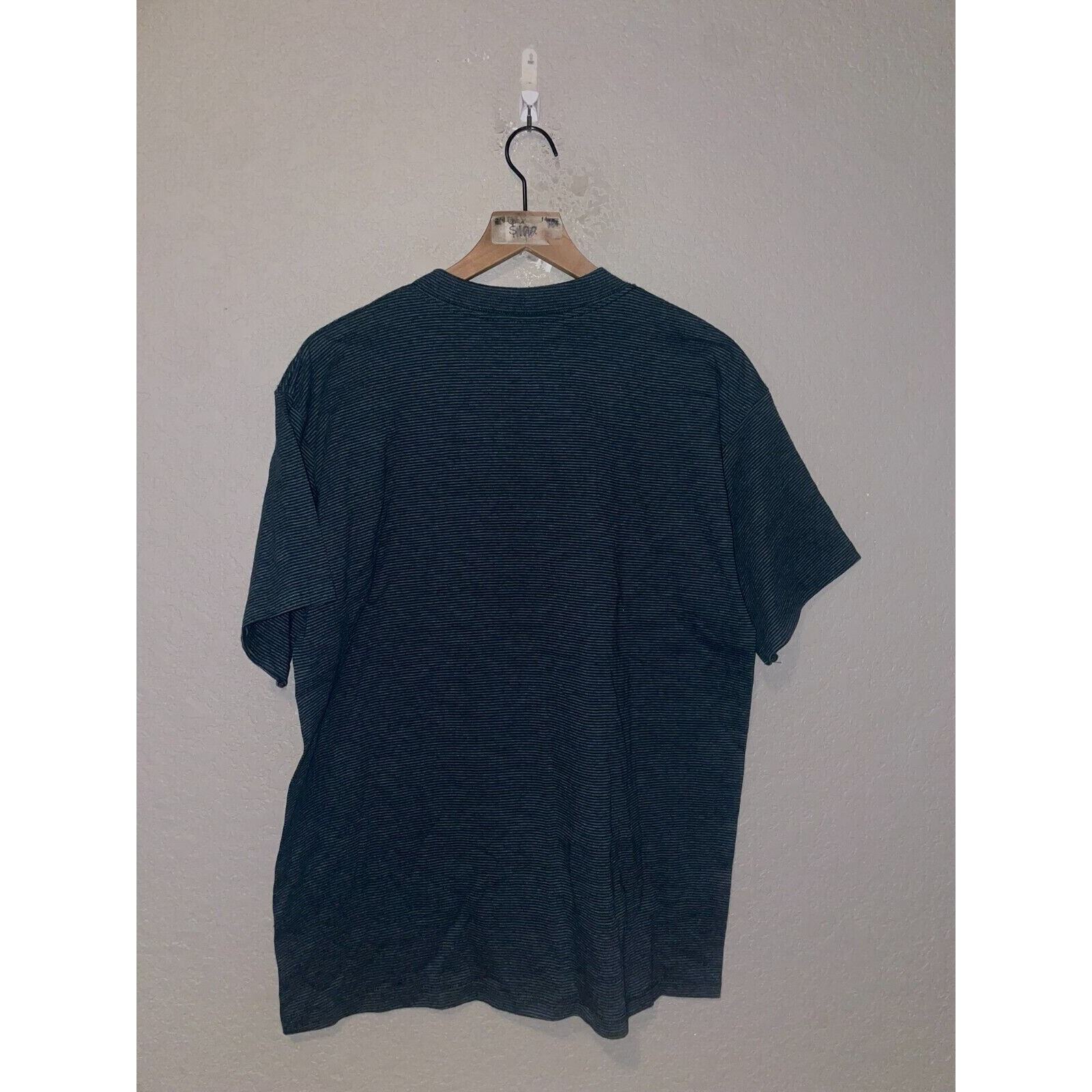 90s Vintage Blue Ridge Outdoor Collection Classics Mountains Green Shirt Striped