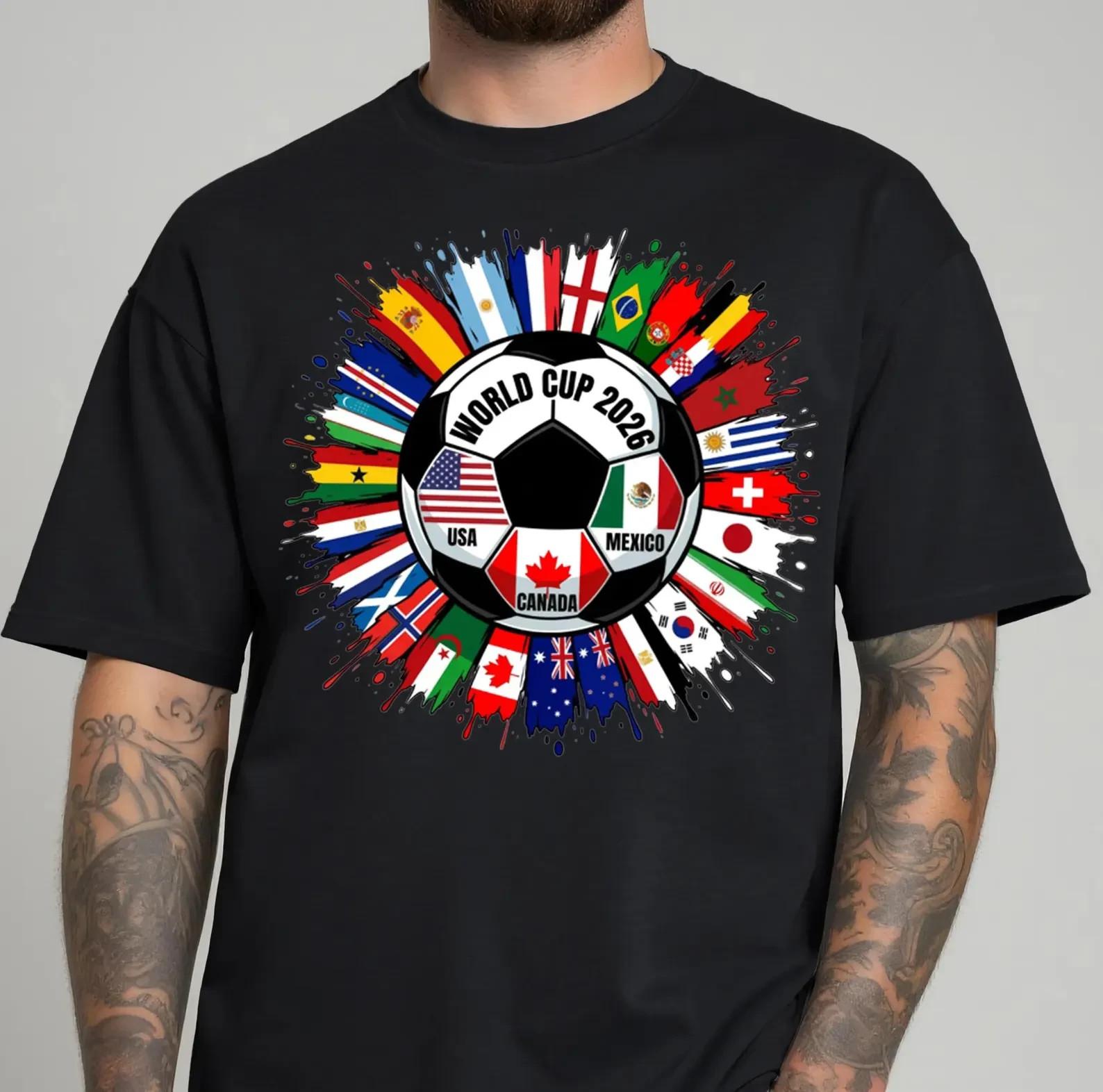 2026 Soccer Cup Shirt, Soccer World Tournament T-shirt, International Game Day