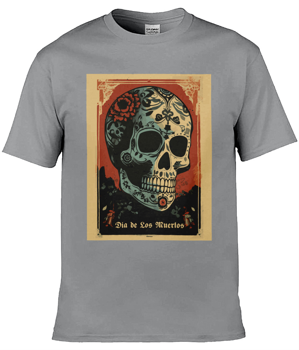 Day of the Dead Design 1 of 24 soft style Tshirt Sugar skull