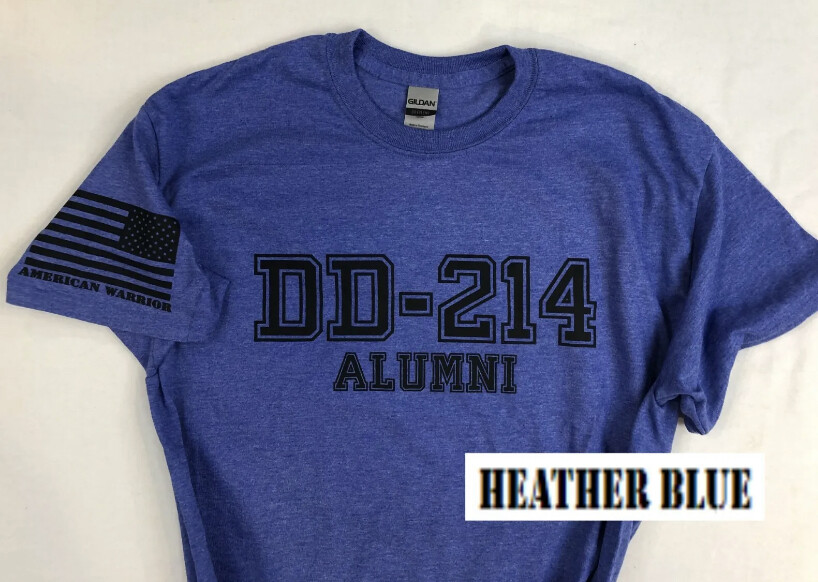 DD-214 Alumni Military T-shirt. Perfect For Marines, Army, Navy, Air-force 1