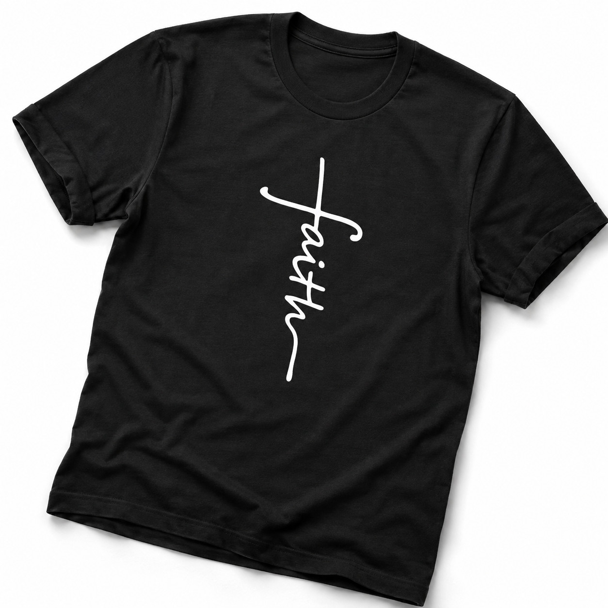 Faith Cross Shirt Christian Graphic Tee Religious Gift Unisex Inspirational
