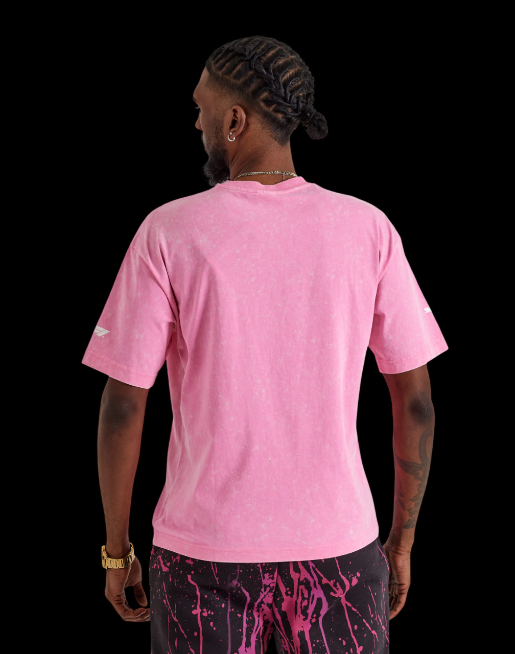 Puma Formula 1 Miami Men’s Sz XL Motorsport Pink Graphic T-Shirt New $45