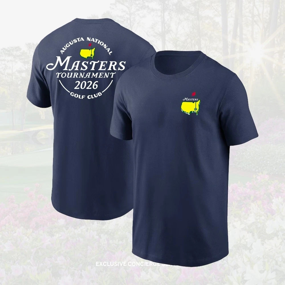 HOT – 2026 Masters Logo 2-sided T Shir Golf Club Tee Fan Gifts The Masters Golf