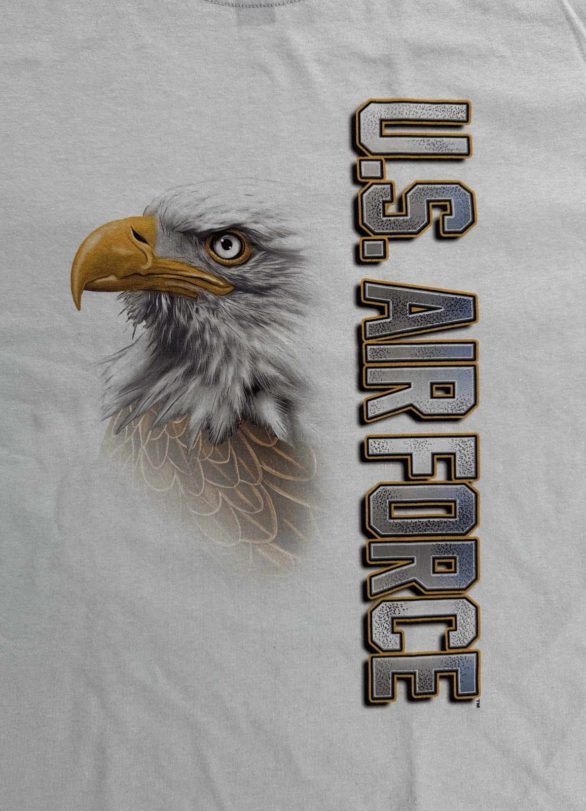 USAF US Air Force “Bald Eagle & Logo” Blue T-Shirt – by MV Sport – Size XL – NWT