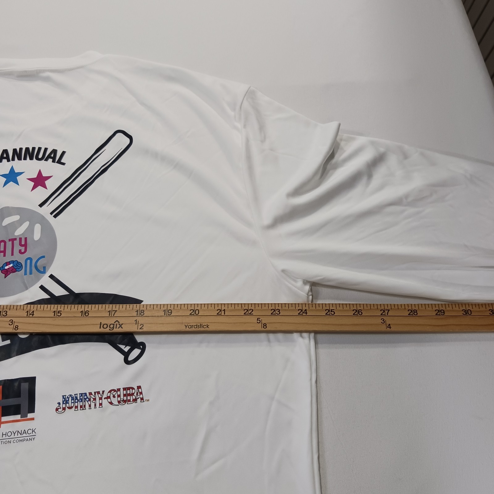 Sport-Tek ST350LS Katy Strong Men XL White Long Sleeve PosiCharge Competitor Tee