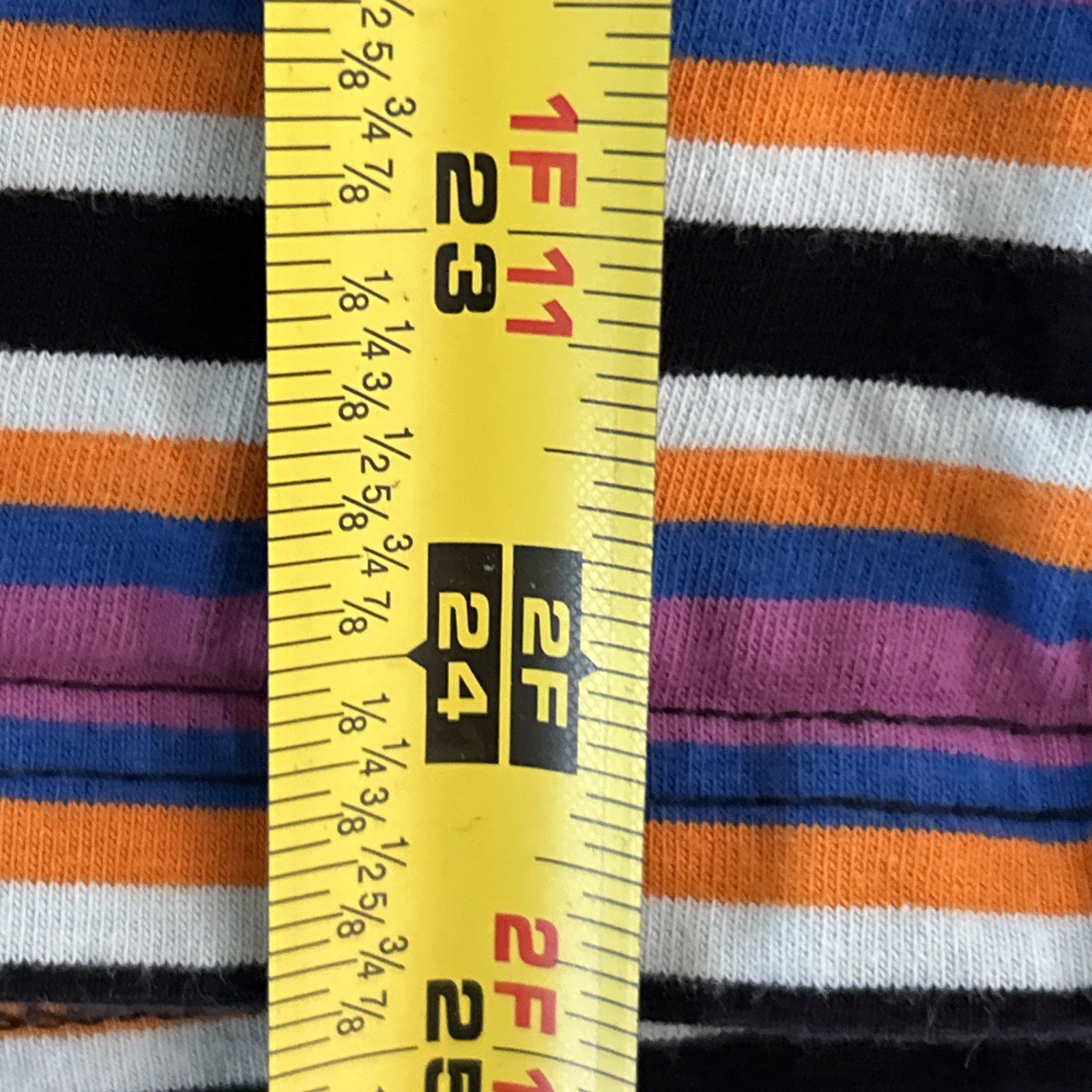 The Hundreds Multi-Color Striped T-Shirt Size Medium Y2K Vintage