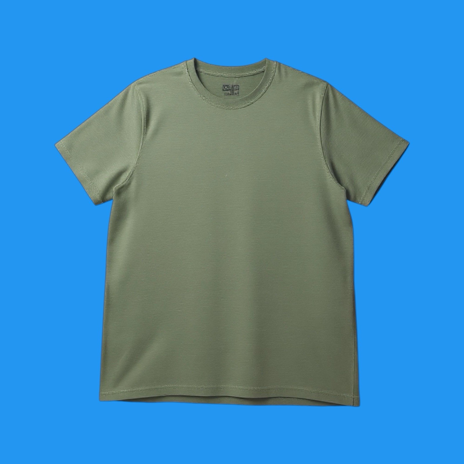 Common People Ottoman Texture Shirt Garment Dye Relaxed Fit Green L Ribbed Sleek