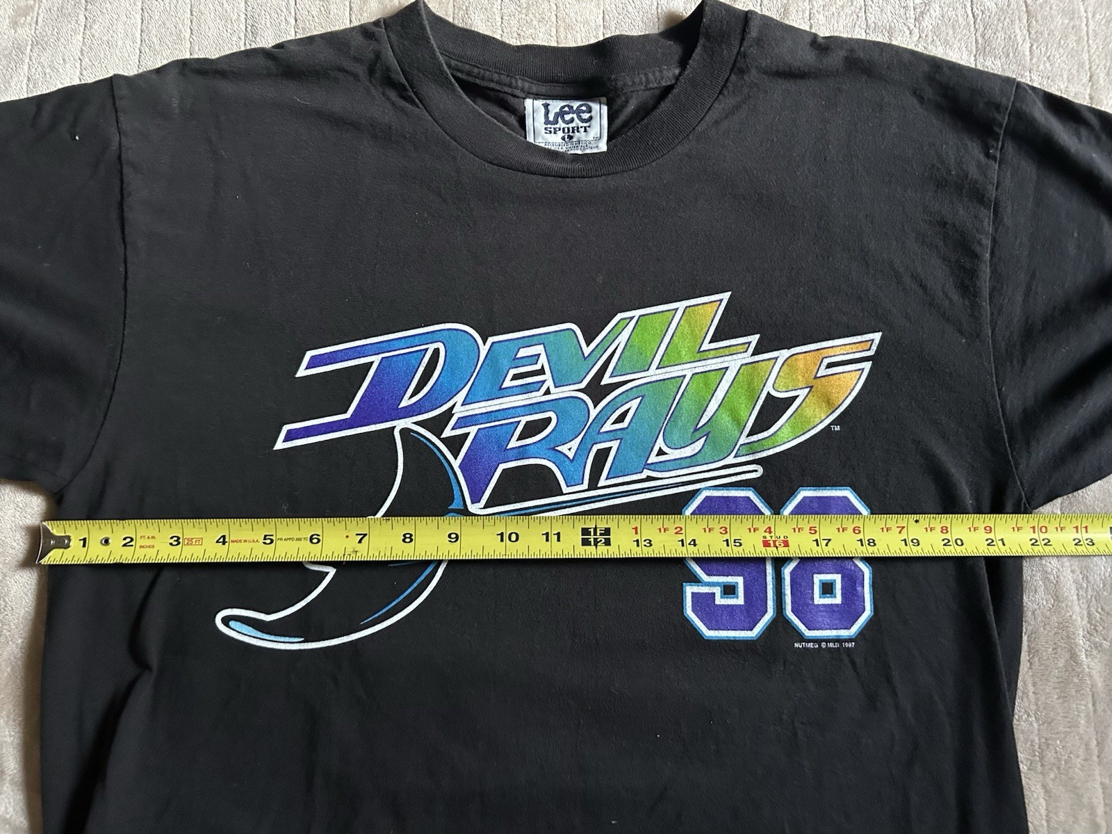 VTG 1998 Tampa Bay Devil Rays Inaugural Season T Shirt Men’s Size L Lee Sport