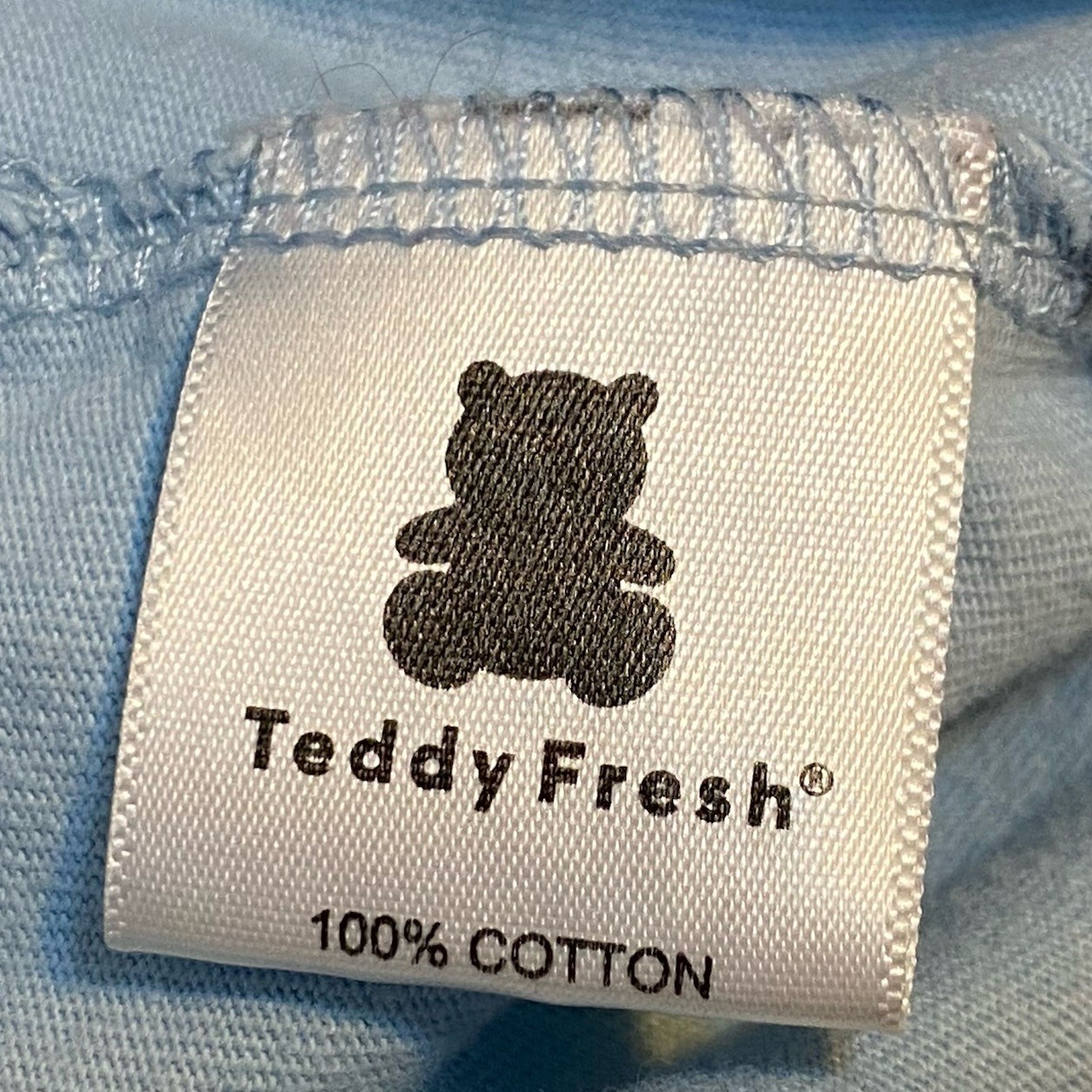 Teddy Fresh Mens sz XL Short Sleeve Colorblock T Shirt Argyle Crew Neck Logo