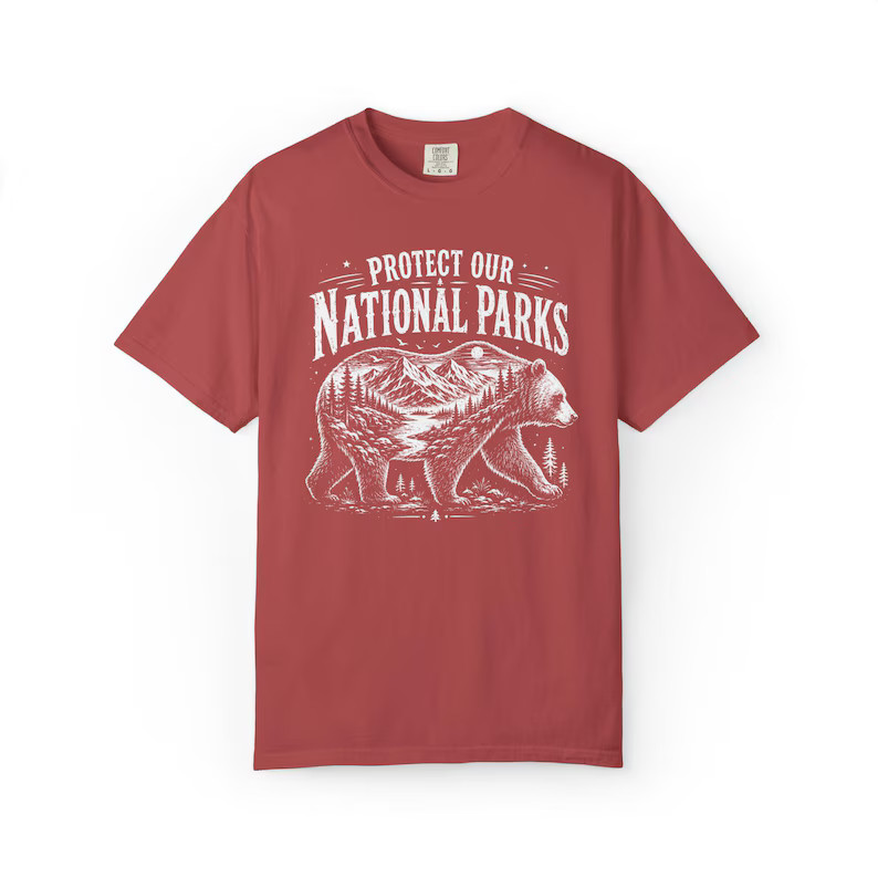 National Parks Bear Nature Outdoors Comfort Tee