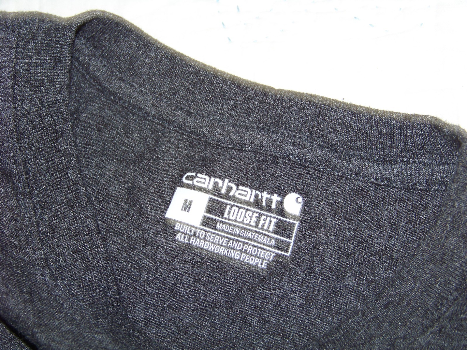 Men’s Carhartt LS T-shirt – 106 513 CRH – Size M – Loose Fit