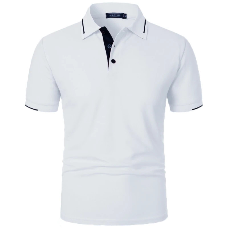 Men Breathable Summer Polo Shirt Beach Casual Tshirt Top Daily Fit Tee Gym Gift