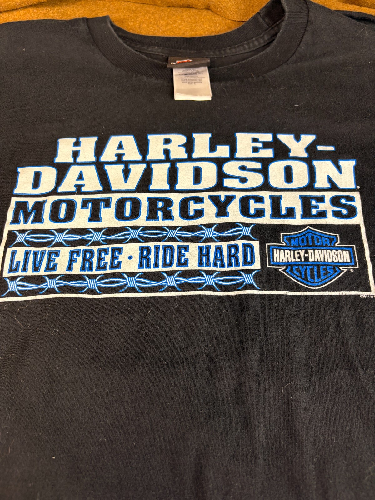 Harley Davidson Motorcycles Adult Xl Black T Shirt North Carolina Speedway