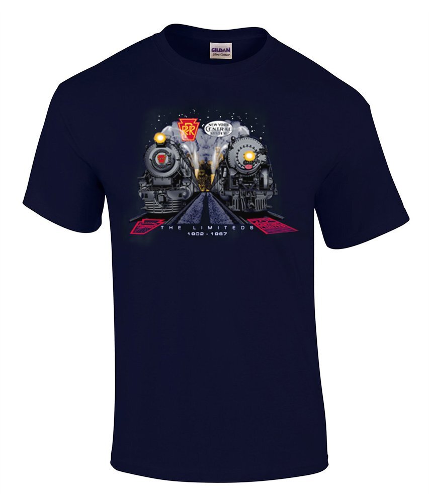 Broadway Twentieth Century Limiteds at Night Authentic Railroad T-Shirt [50]
