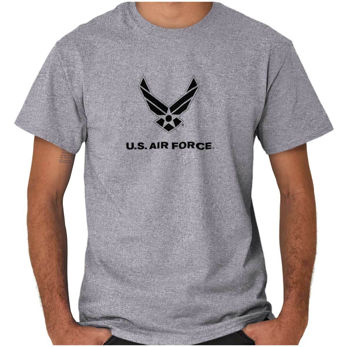 Officially Licensed US Air Force Wings Logo Womens or Mens Crewneck T Shirt Tee
