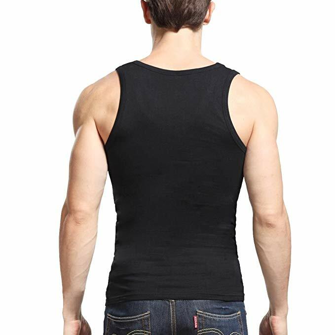 3-12 Packs Mens 100% Cotton Tank Top A-Shirt Undershirt Ribbed Finest Quality
