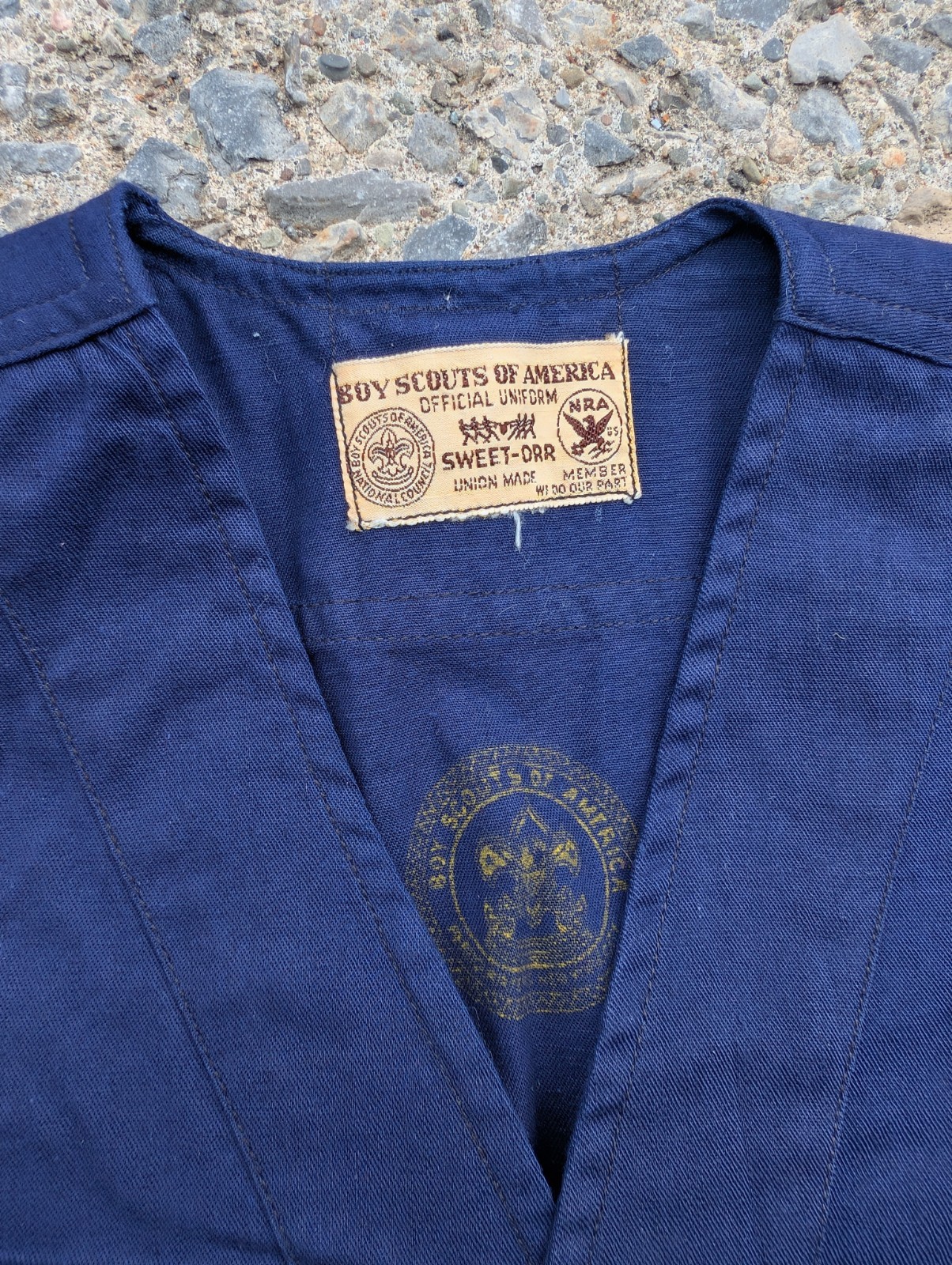 Vintage 1930’s Cubs B.S.A. Uniform Shirt Sweet-Orr Tag Union Made