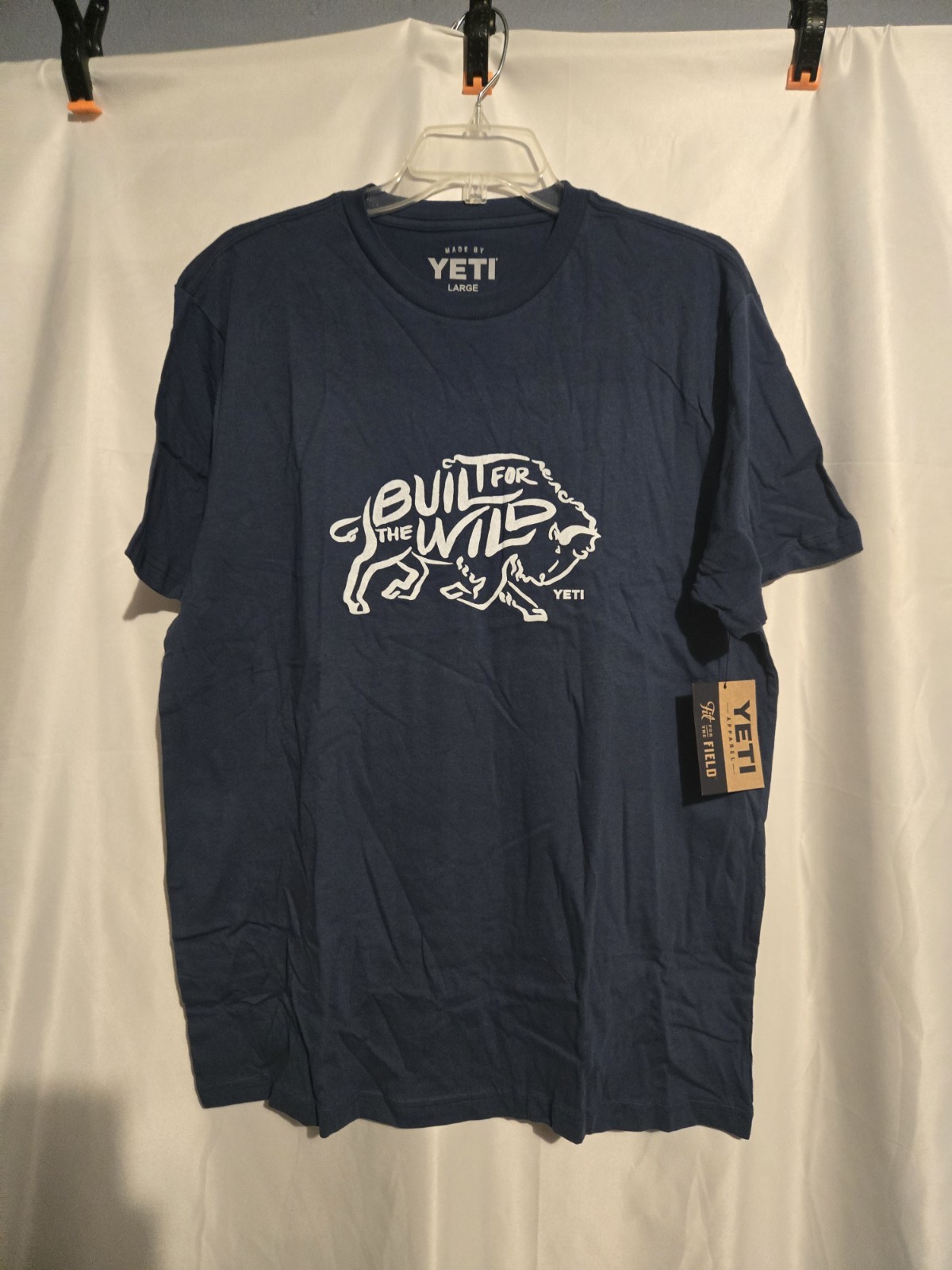 Yeti Men’s Navy Large T-Shirt (LOC-138)