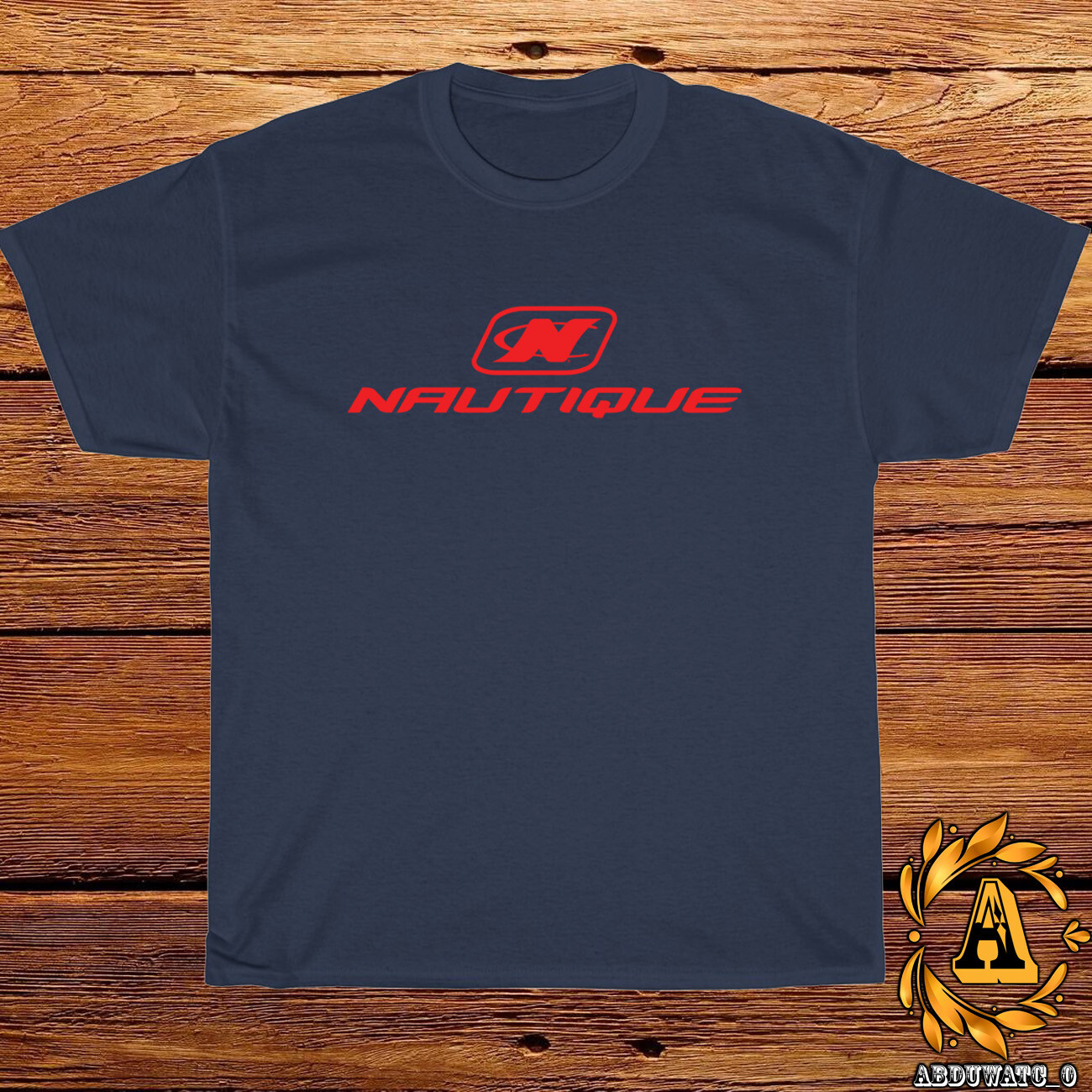 New Nautique Boats Ski Logo Black/Grey/White/Navy T-Shirt S-5XL