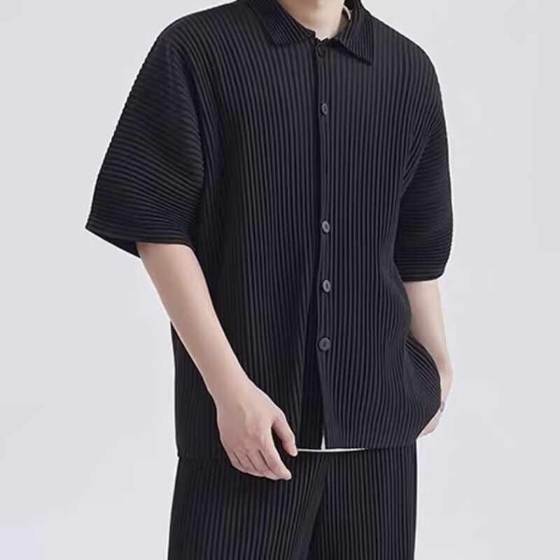 HOMME PLISSE Pleats Casual ISSEY MIYAKE T-Shirt Size 1.2.3.4