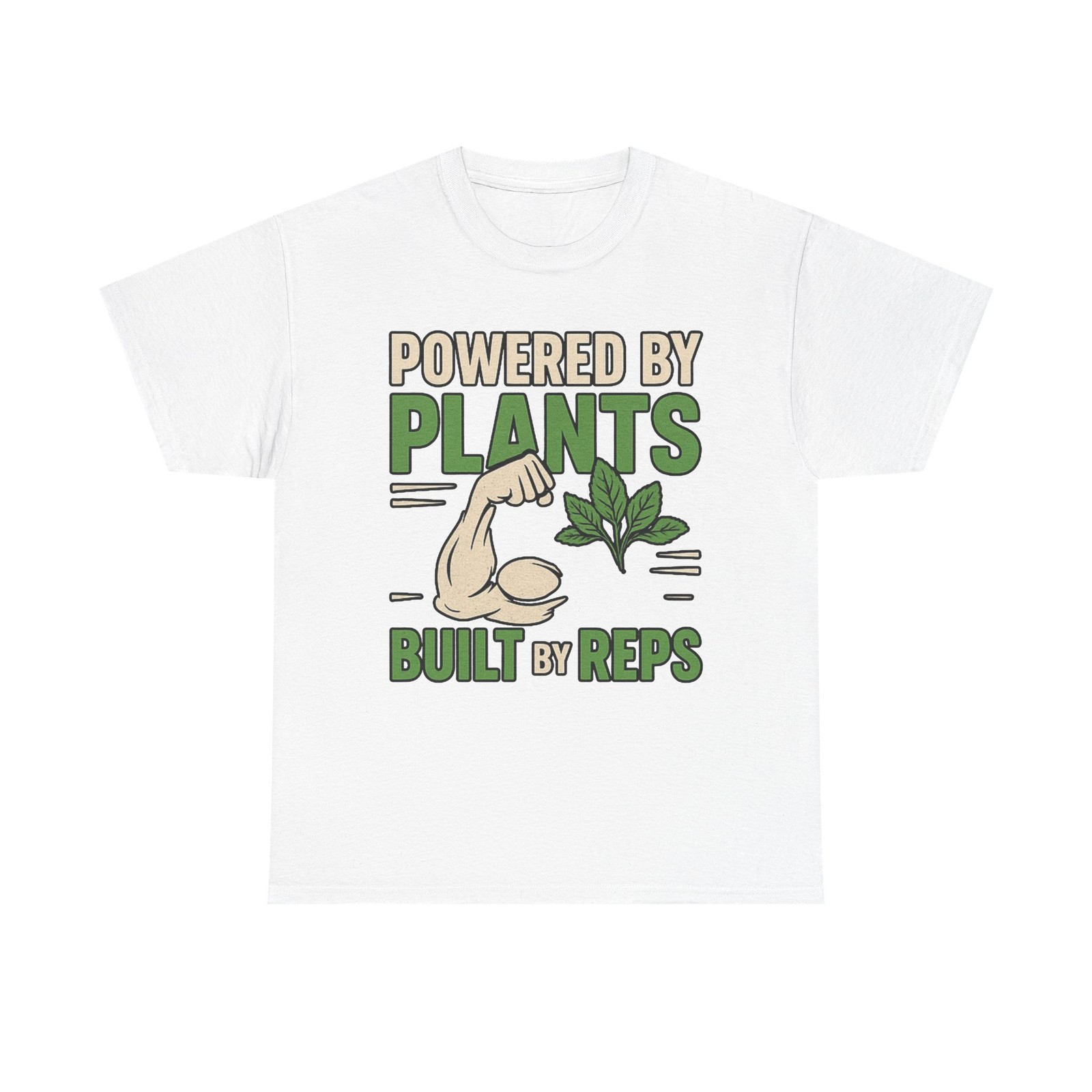 Plant-Powered Unisex Tee, Vegan T-Shirt, Eco-Friendly Clothes, Nature Lover Gift