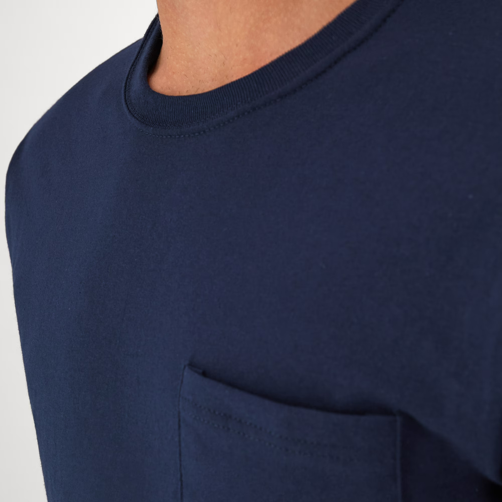 Hanes 6-Pack Pocket Tee Men’s T-Shirt Soft and Breathable Assorted