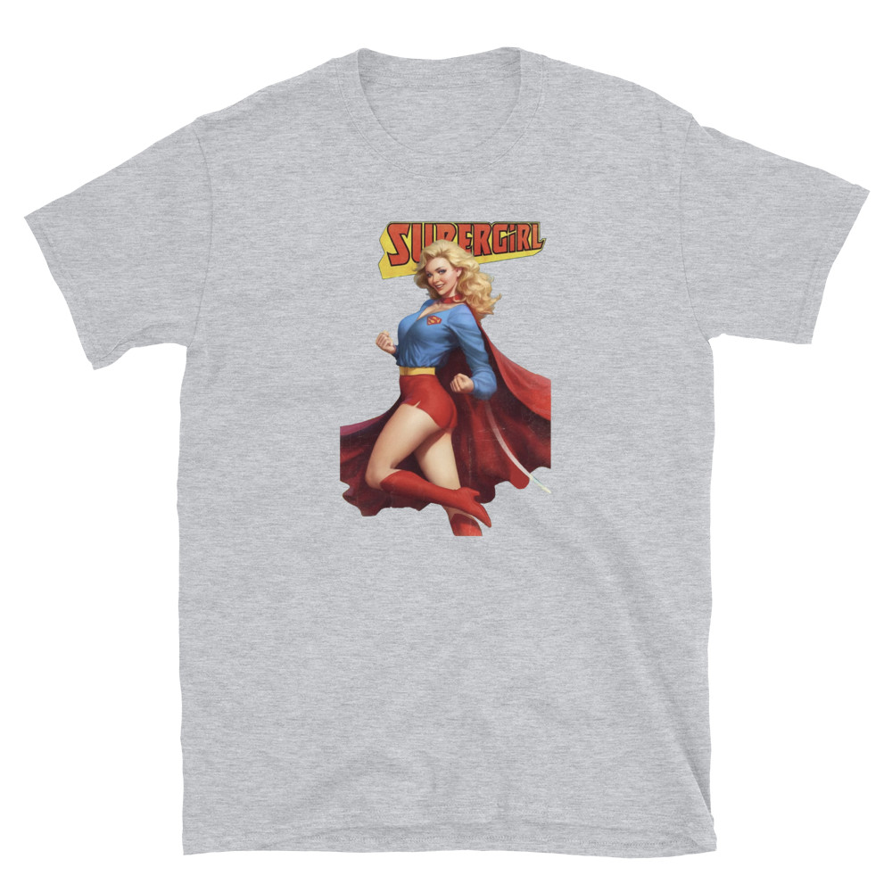 SuperGirl, DC Comics, Justice League, Movie, Graphic, Printed T-Shirt