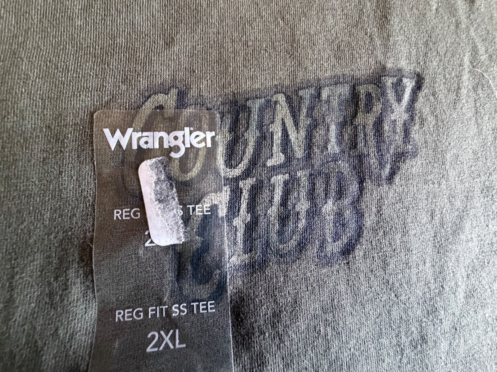 Wrangler 2XL green Country Club Old Truck T Shirt Brand New