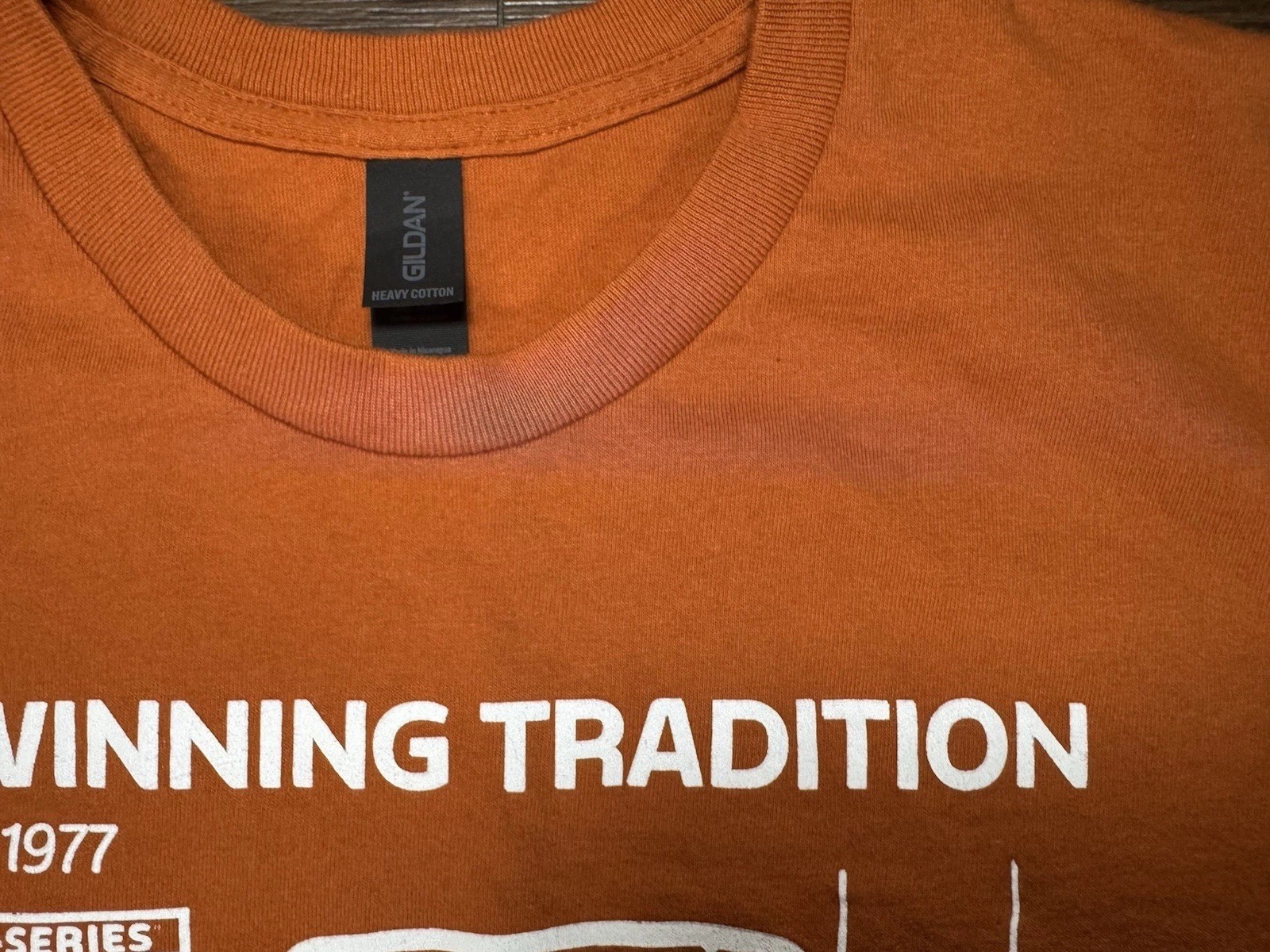1977 Ford Truck T-shirt ( Texas Longhorns) Size Large – See Description