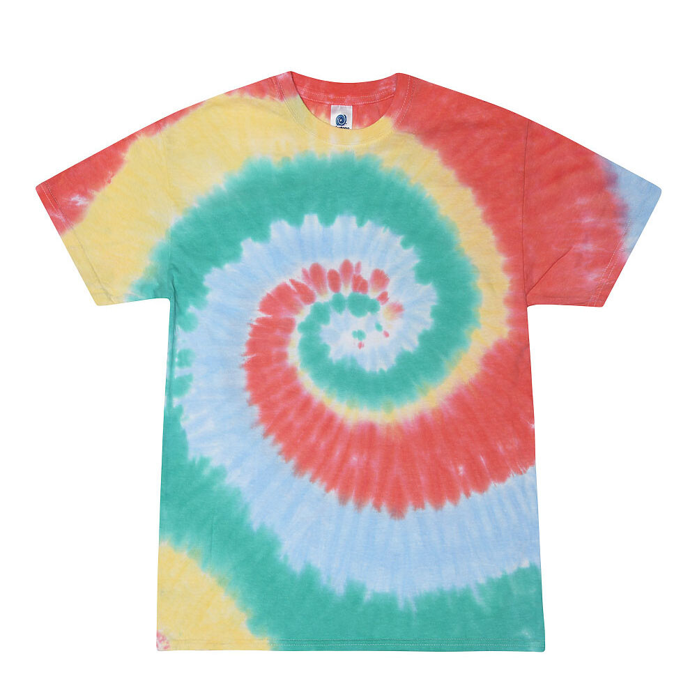 Multi-Color Tie Dye T-Shirts Adult SM – XXXXXL 100% Cotton Colortone