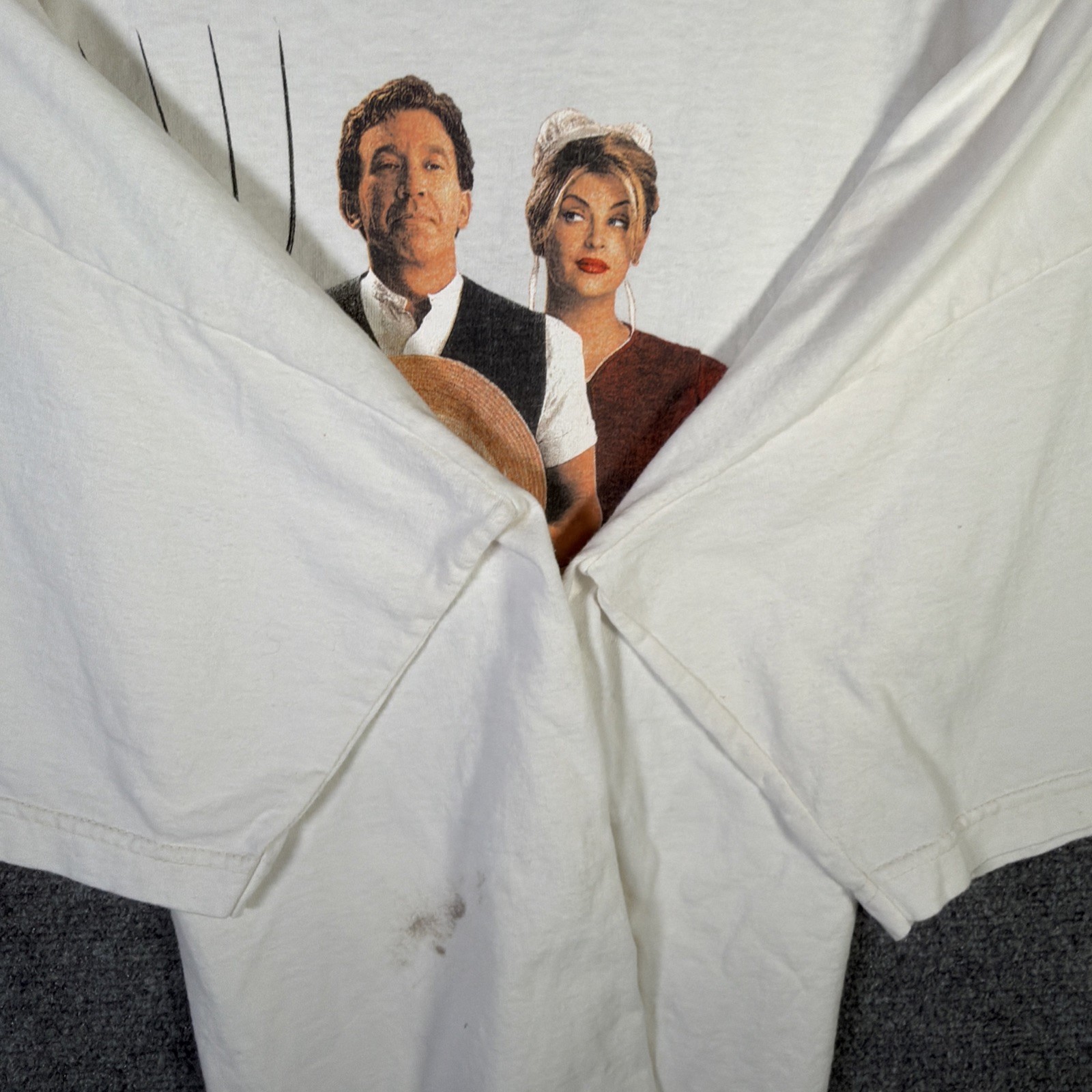 Vintage For Richer Or Poorer Shirt Mens XL White 90s Movie Promo 1997 Rare USA
