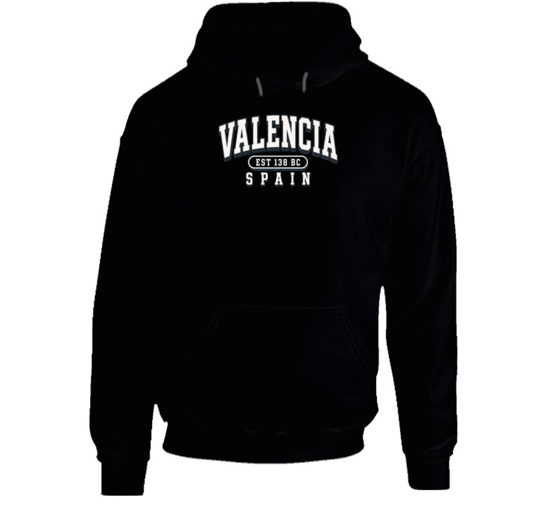 Valencia Spain Established 138 BC Vintage Varsity Europe Trip T Shirt