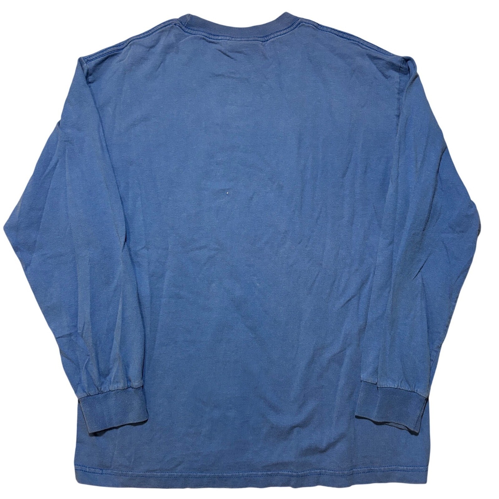 Air Force Longsleeve Tee Blue Fader Y2K College Military Size L