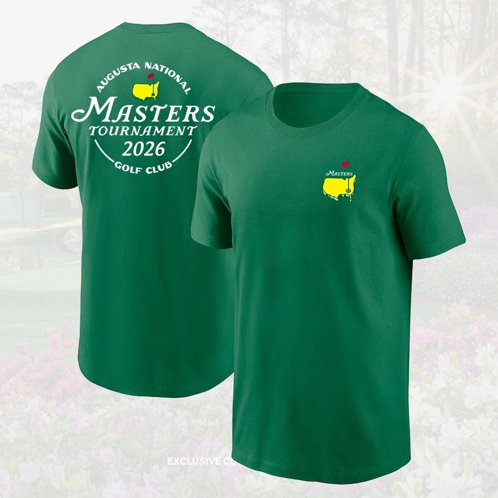 HOT – 2026 Masters Logo 2-sided T Shir Golf Club Tee Fan Gifts The Masters Golf